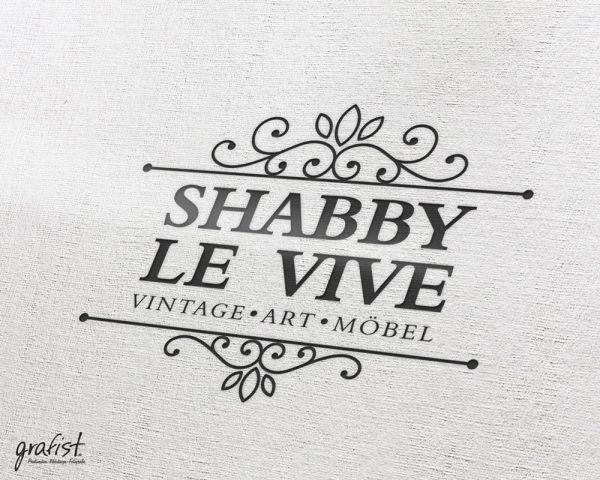 Grafist Logodesign Shabby Le Vive Vintage Art Möbel